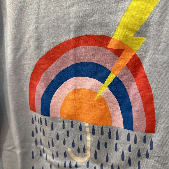 Tea Collection Rainbow Rain Lightning Long Sleeve Shirt - Picture 4 of 9
